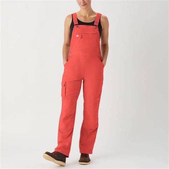 Duluth Trading Co Pants - Duluth Trading Women's Heirloom Gardening Bib Overalls Carnation Red XS 33”